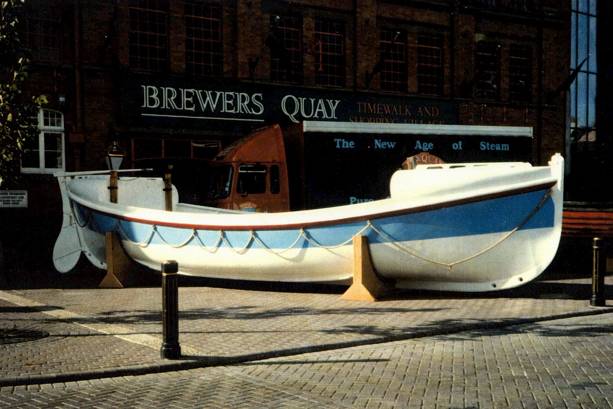 Colour shot of Ryder on display in Weymouth