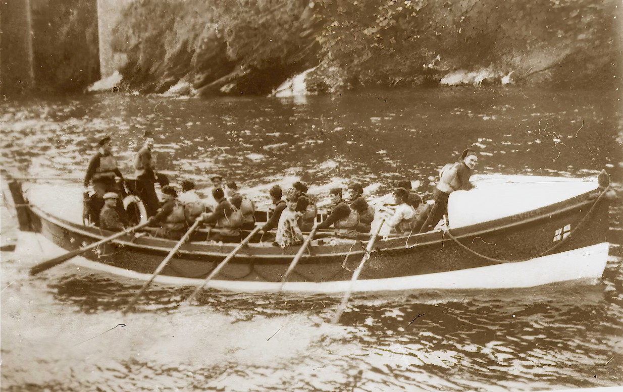 Ryder in river